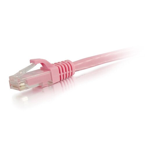 C2G Cat6a Snagless Unshielded (UTP) Ethernet Network Patch Cable - Pink - 14 FT