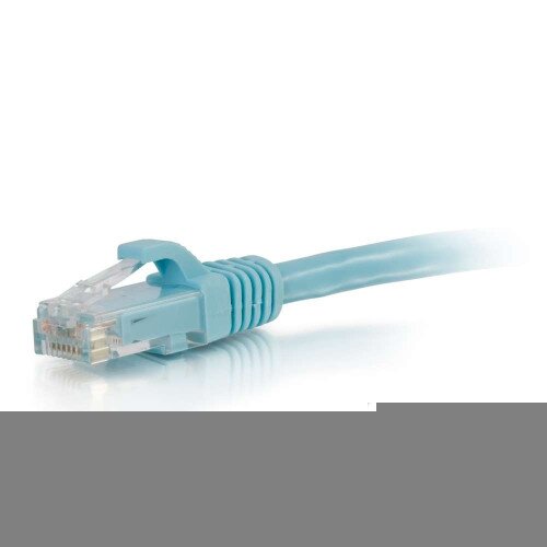 C2G Cat6a Snagless Unshielded (UTP) Ethernet Network Patch Cable - Aqua - 6 FT
