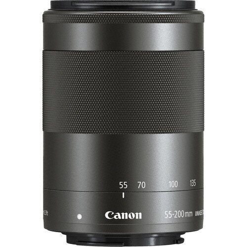 Canon EF-M 55-200mm f/4.5-6.3 IS STM Digital Camera Lens - Black