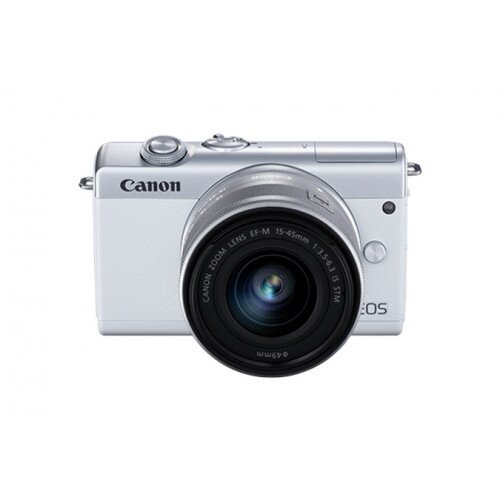 Canon EOS M200 EF-M 15-45mm f/3.5-6.3 IS STM Kit Mirrorless Camera - White