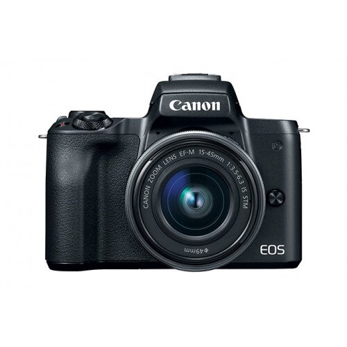 Canon EOS M50 Mirrorless Camera with EF-M 15-45mm IS STM Kit - Black