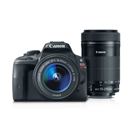 Canon EOS Rebel SL1 EF-S 18-55 IS STM Lens Kit with EF-S 55-250mm f/4-5.6 IS STM