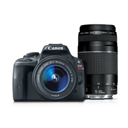 Canon EOS Rebel SL1 EF-S 18-55 IS STM Lens Kit with EF 75-300mm f/4-5.6 III