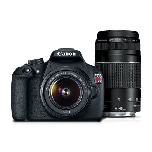 Canon EOS Rebel T5 EF-S 18-55 IS II Lens Kit with EF 75-300mm f/4-5.6 III