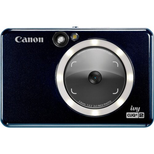 Canon IVY CLIQ+2 Instant Camera Portable Photo Printer - Midnight Navy