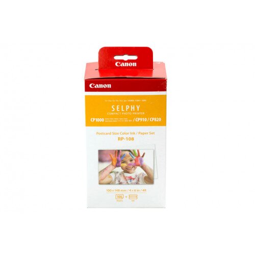 Canon RP-108 High-Capacity Color Ink/Paper Set