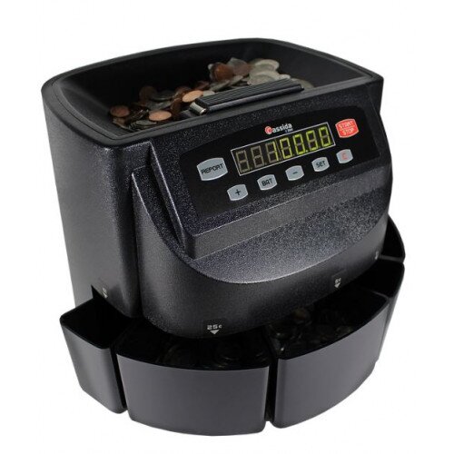 Cassida C200 Business-Grade Electronic Coin Sorter, Counter and Roller