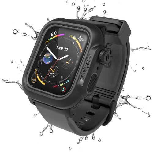 Catalyst 100M Waterproof Case + Band for Apple Watch Series 6/5/4/SE (Gen 2/1) - Gray - 44mm