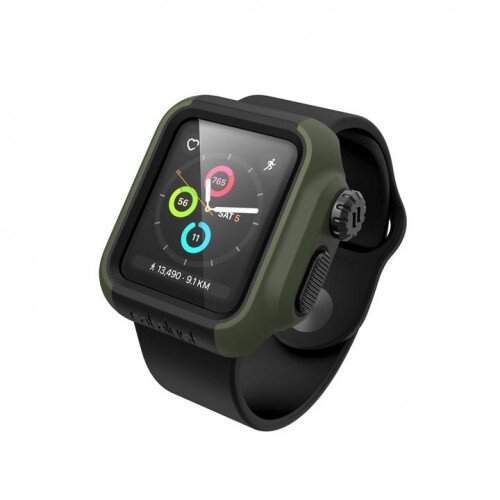 Catalyst Impact Protection Case For Apple Watch Series 2 And 3 - Army Green - 38mm