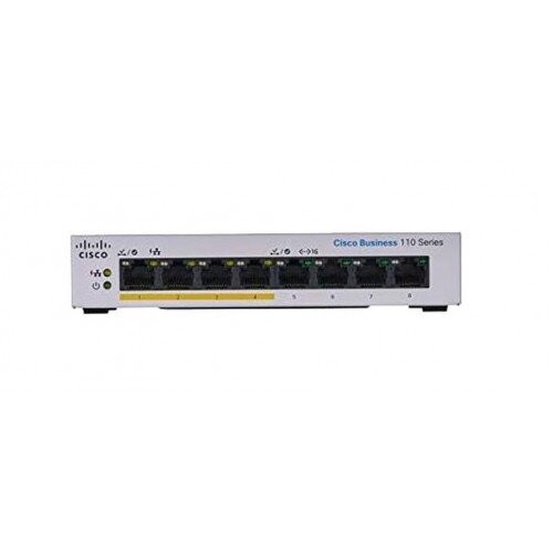 Cisco Business 110-8PP-D Unmanaged Switch