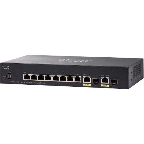 Cisco SF352-08MP 8-Port 10/100 POE Managed Switch