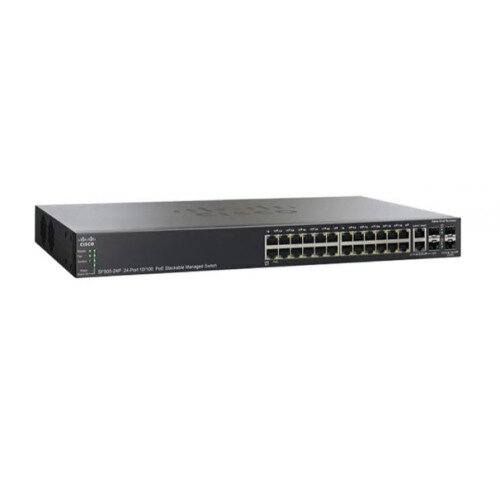 Cisco SF500-24P 24-Port 10/100 POE Stackable Managed Switch