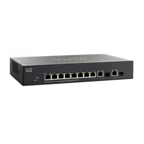 Cisco SG300-10PP 10-Port Gigabit PoE+ Managed Switch