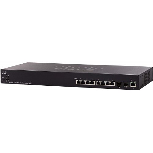 Cisco SX350X-08 8-Port 10GBase-T Stackable Managed Switch