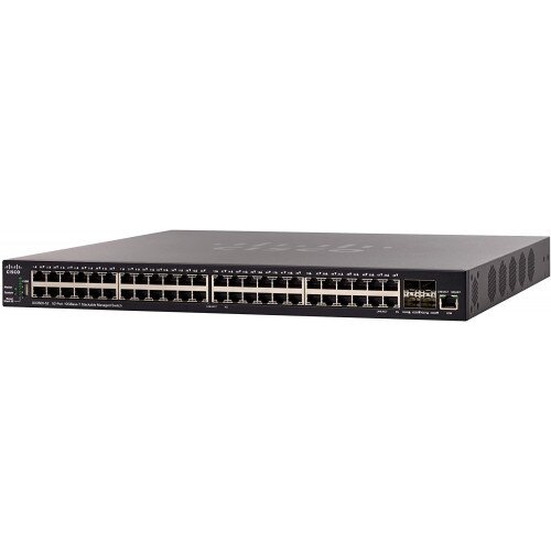 Cisco SX350X-52 52-Port 10GBase-T Stackable Managed Switch