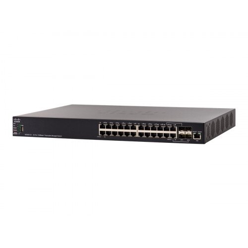 Cisco SX550X-24 24-Port 10GBase-T Stackable Managed Switch