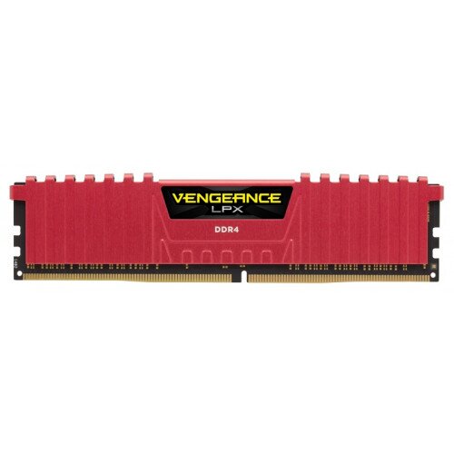 Corsair Vengeance LPX 8GB (2x4GB) DDR4 DRAM 4000MHz C19 Memory Kit - Red