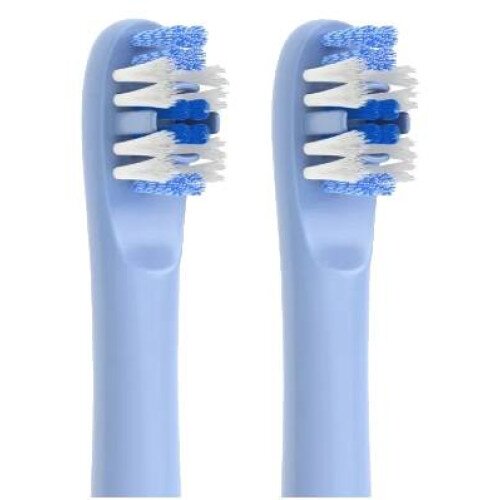 Colgate hum Adult Replacement Toothbrush Heads 2 Pack - Blue