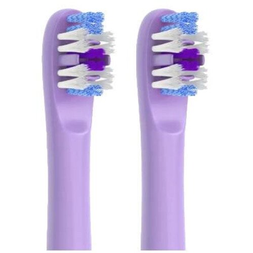 Colgate hum Adult Replacement Toothbrush Heads 2 Pack - Purple