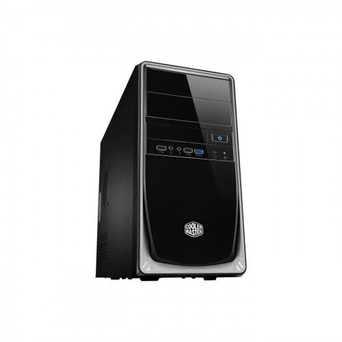Cooler Master Elite 344 USB3 Mini Tower Computer Case - Black/Silver