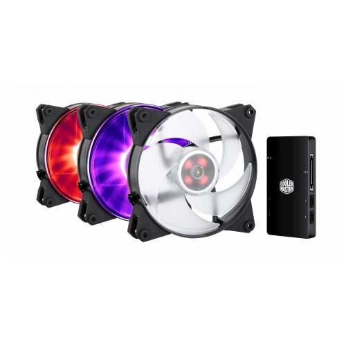 Cooler Master MasterFan Pro Air Pressure RGB 3 in 1 with RGB LED Controller