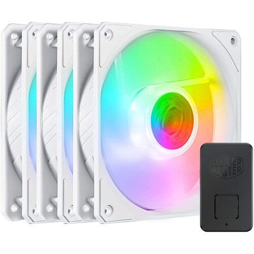 Cooler Master SickleFlow 120 ARGB White Edition Fan - Three Pack