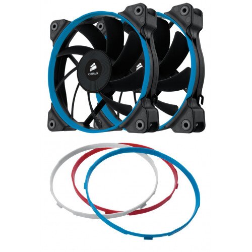Corsair Air Series AF120 Quiet Edition High Airflow 120mm Fan Twin Pack