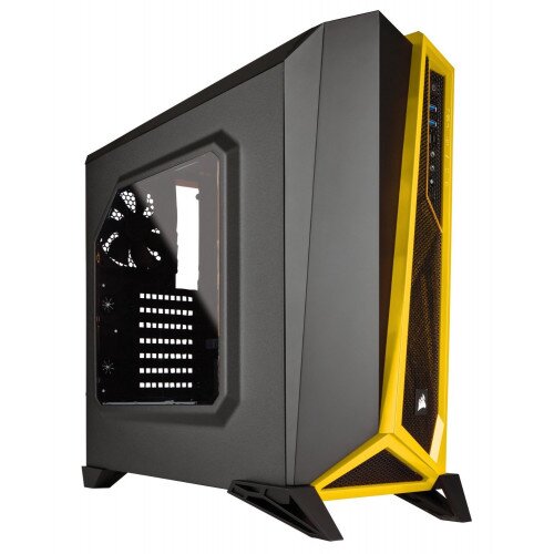Corsair Carbide Series SPEC-ALPHA Mid-Tower Gaming Case - Black/Yellow