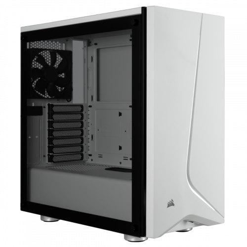 Corsair Carbide Spec-06 Tempered Glass Mid Tower Computer Case - White