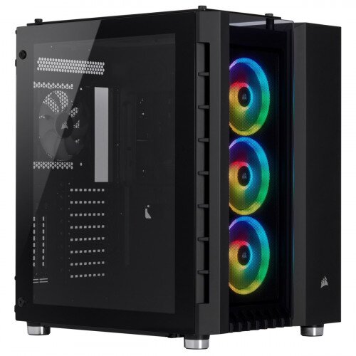 Corsair Crystal Series 680X RGB ATX High Airflow Tempered Glass Smart Computer Case - Black