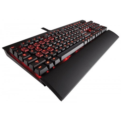 Corsair Gaming K70 Mechanical Gaming Keyboard - Red LED - Cherry MX Blue