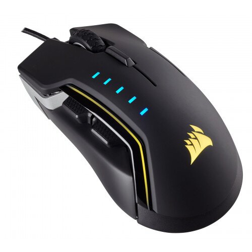 Corsair GLAIVE RGB Gaming Mouse - Aluminum