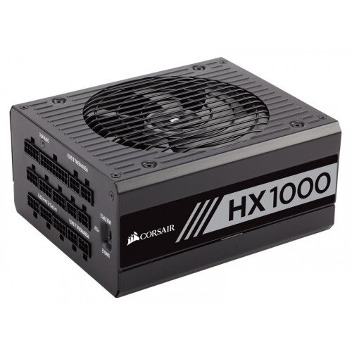Corsair HX Series HX1000 Power Supply - 1000 Watt 80 PLUS Platinum Certified Fully Modular PSU