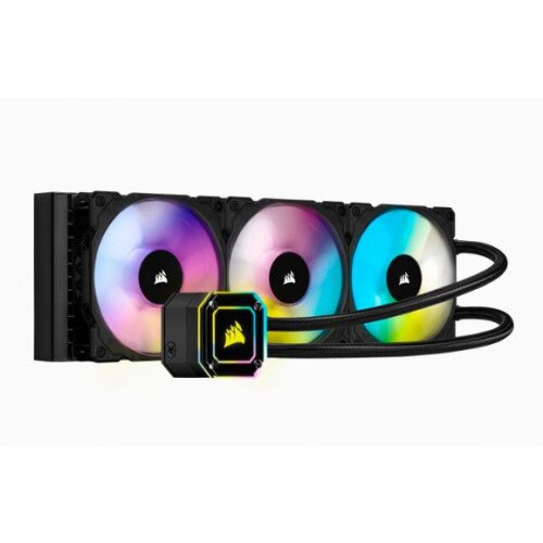 Corsair iCUE H150i Elite Capellix Liquid CPU Cooler - 360mm - Black