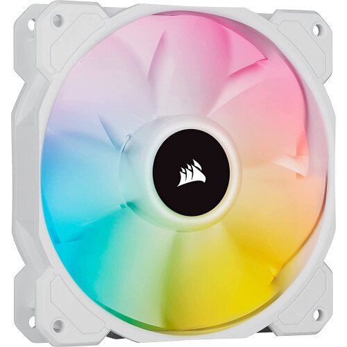 Corsair iCUE SP120 RGB Elite Performance PWM Case Fan - Single Pack - 120mm x 25mm - White