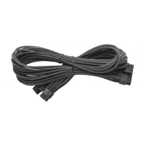 Corsair Individually Sleeved 24pin ATX Cable Type 3 (Generation 2) - Metallic Graphite