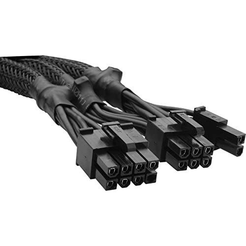 Corsair Type 3 Sleeved Black PCIe Pig Tail Cable