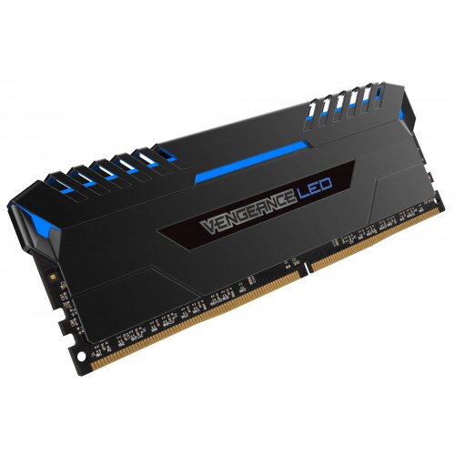 Corsair Vengeance LED - 16GB (2 x 8GB) DDR4 DRAM - 3200MHz C16 Memory Kit - Blue LED