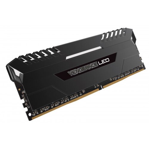 Corsair Vengeance LED - 64GB (4 x 16GB) DDR4 DRAM - 3000MHz C15 Memory Kit - White LED