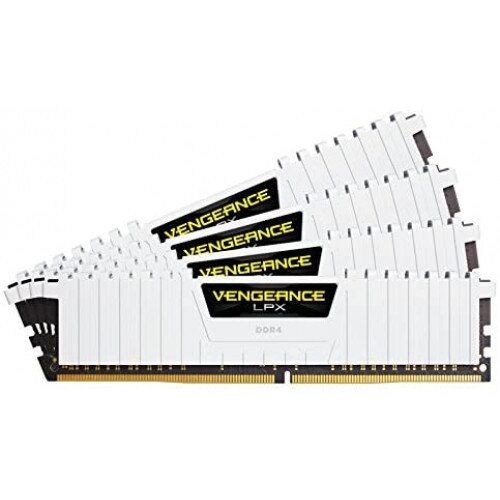 Corsair Vengeance LPX 32GB (4 x 8GB) DDR4 DRAM 2666MHz C16 Memory Kit - CMK32GX4M4A2666C16W