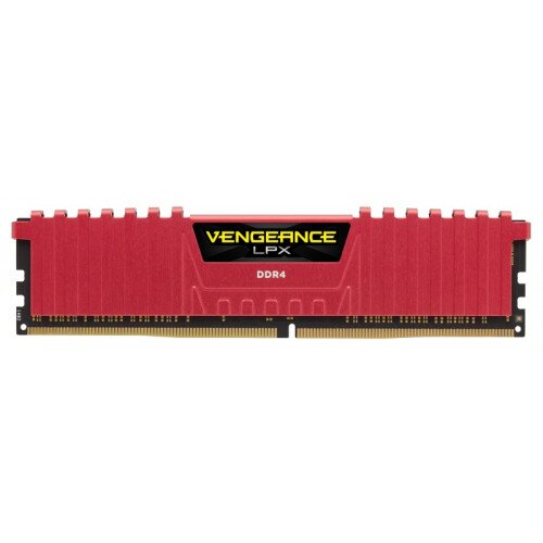 Corsair Vengeance LPX 16GB (2x8GB) DDR4 DRAM 3000MHz C15 Memory Kit - Red