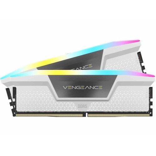 Corsair Vengeance RGB 32GB (2x16GB) DDR5 DRAM 5600MT/s CL40 Memory Kit - White