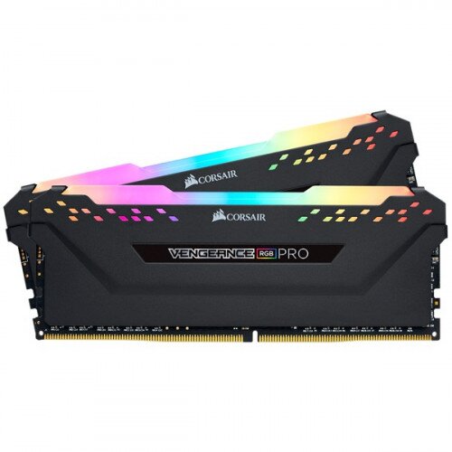 Corsair VENGEANCE RGB PRO DDR4 DRAM Memory Kit - Black - 32GB Kit (2 x 16GB) - 3000MHz CL15