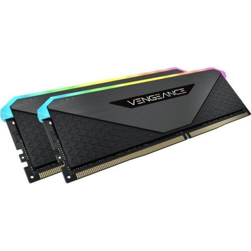 Corsair Vengeance RGB RT 16GB (2 x 8GB) DDR4 DRAM 3600MHz C16 Memory Kit - Black