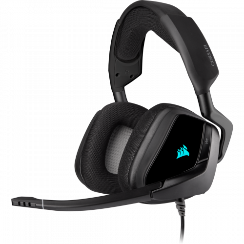 Corsair Void RGB Elite USB Premium Gaming Headset with 7.1 Surround Sound - Carbon