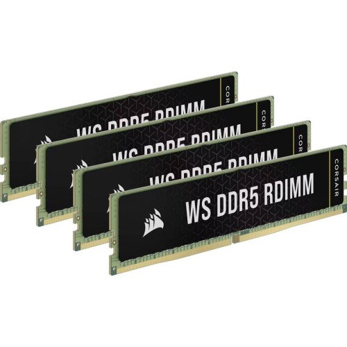 Corsair WS DDR5 ECC RDIMM 128GB (4 x 32GB) DDR5 DRAM 5600MT/s CL40 Memory Kit
