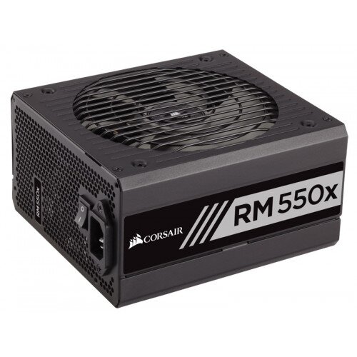 Corsair RMx Series RM550x Power Supply - 550 Watt 80 PLUS Gold Certified Fully Modular PSU - Black