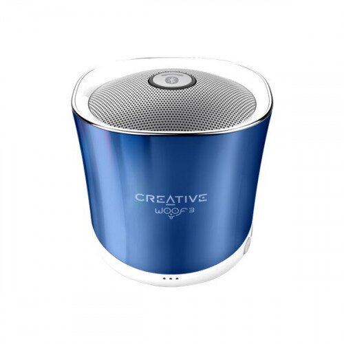 Creative Labs Creative Woof 3 Portable Bluetooth Speaker - Blue