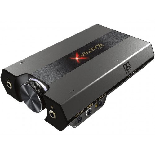 Creative Labs Sound BlasterX G6 7.1 HD Gaming DAC and External USB Sound Card