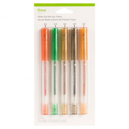 Cricut Glitter Gel Pen Set, Fiesta (5 ct)